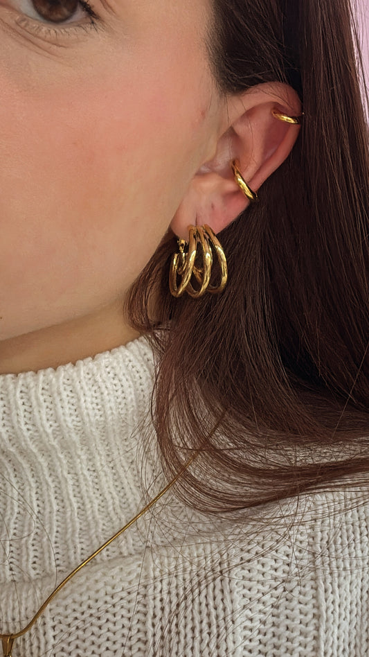 Orecchini Circle Tris