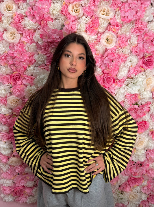 maglia a righe colorate