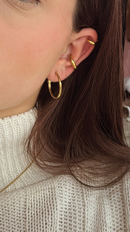 Orecchini cerchio sottili