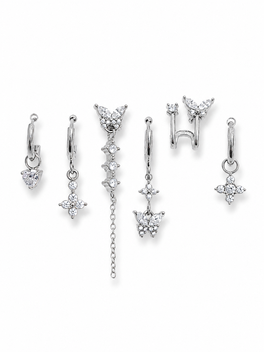 set di orecchini Butterfly Luxury
