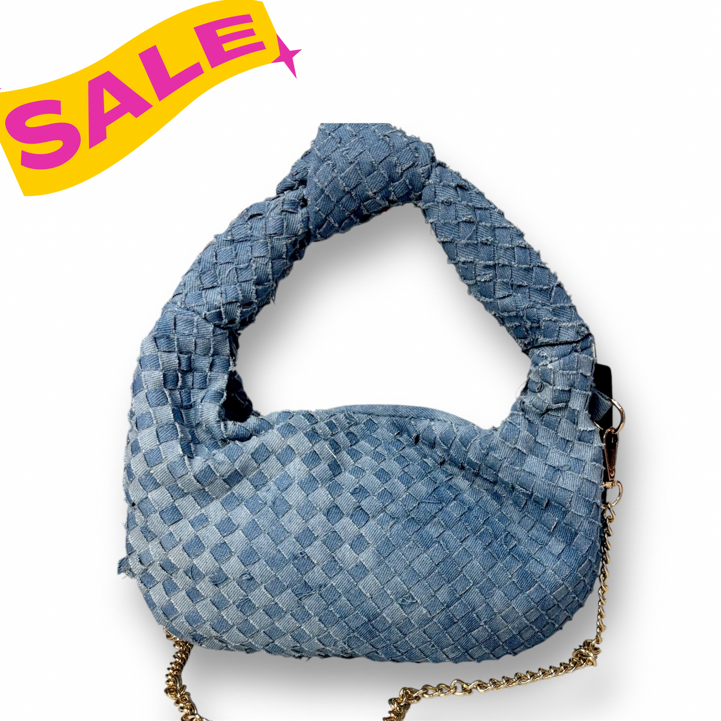 Borsa Nodo mini Jeans