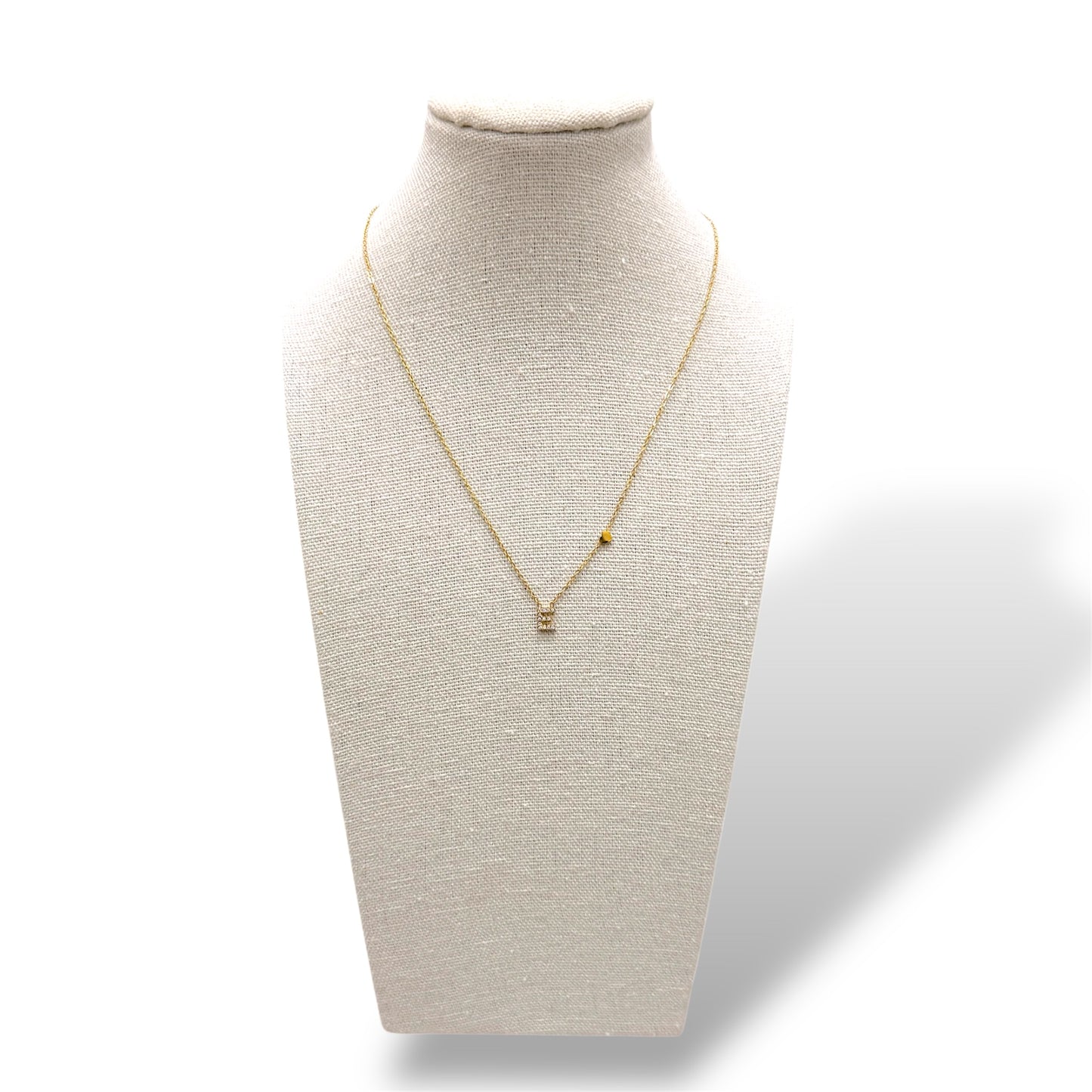 Collana letterina con cuoricino