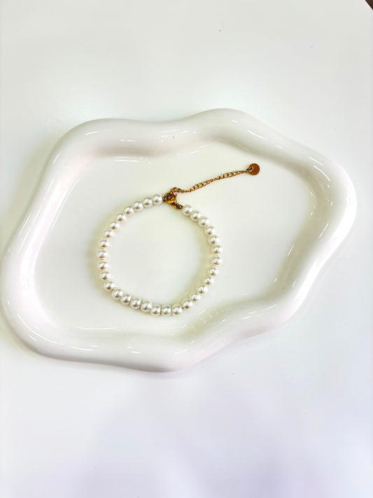 Bracciale con perle semplice
