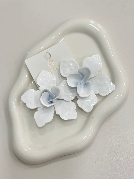 Orecchini Fiore White