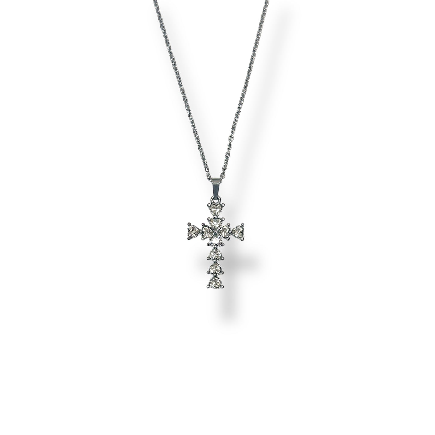 Collana croce diamond
