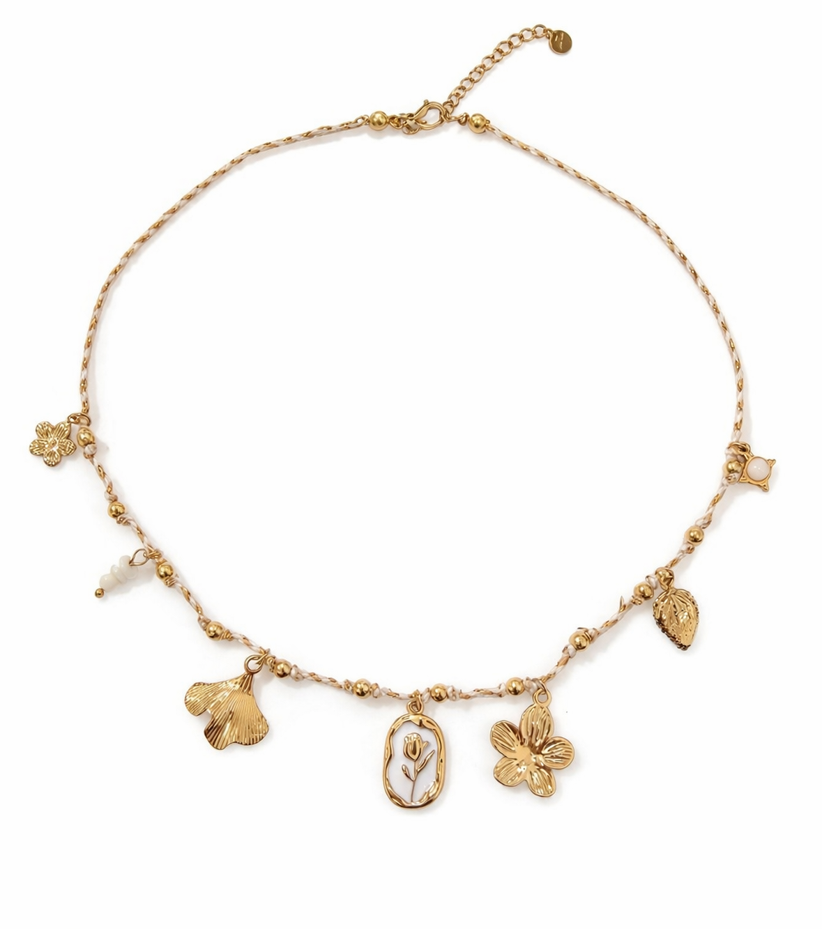 collana spring charms bianca
