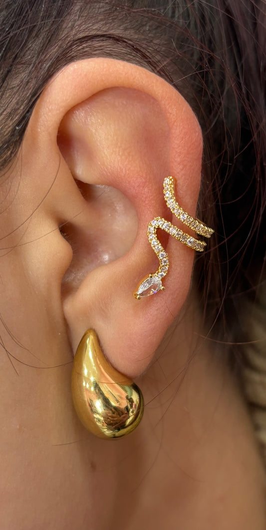 Earcuff serpente