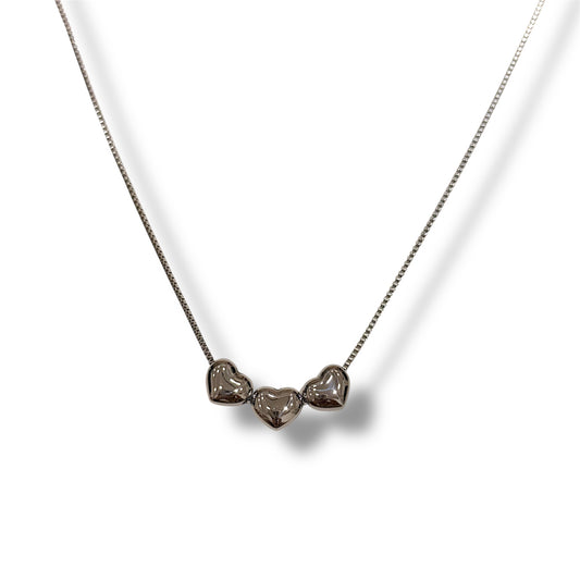Collana tre cuoricini