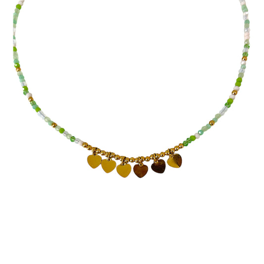 Collana pietre verdi