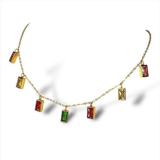 Collana diamond color