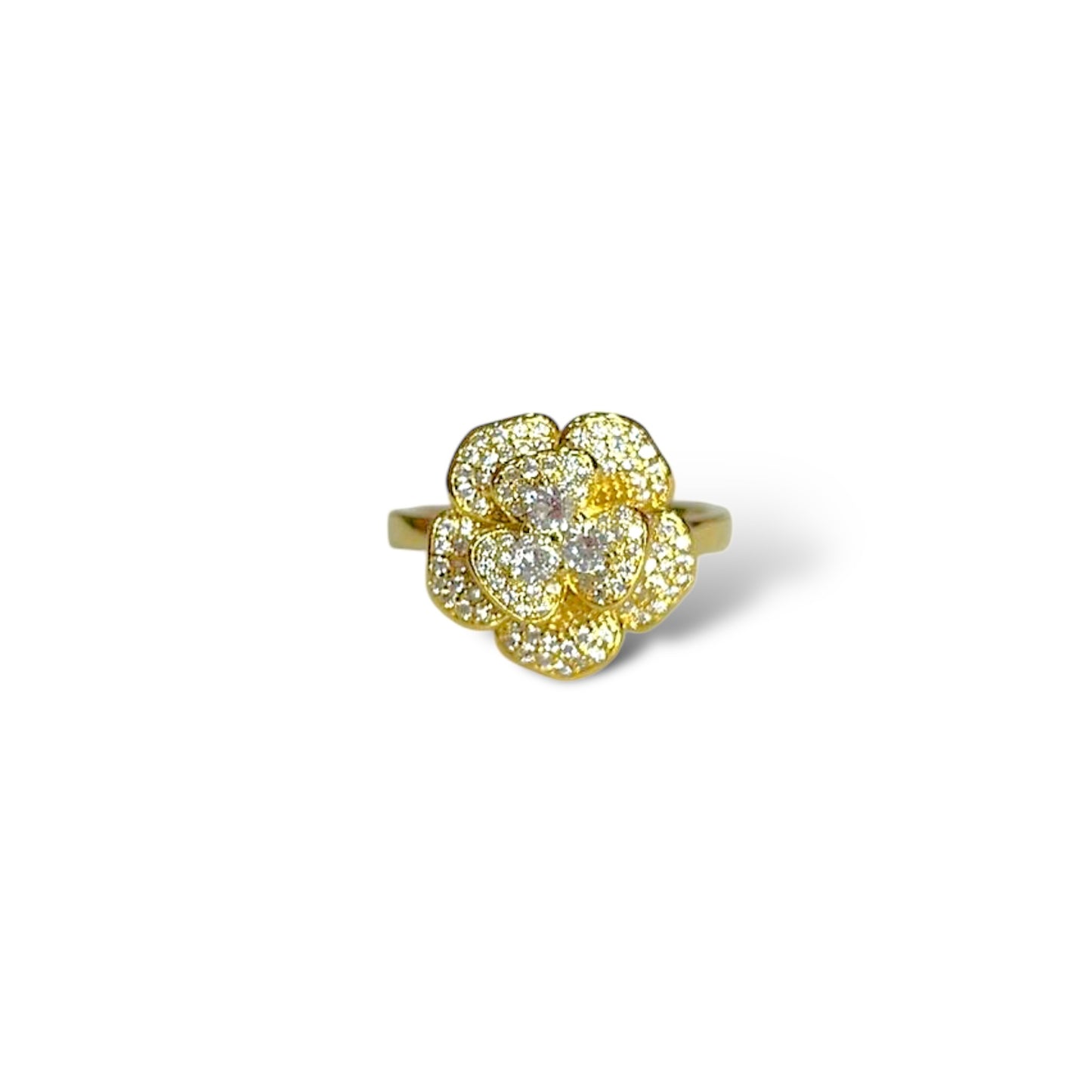 Anello Rosa scintillante mini