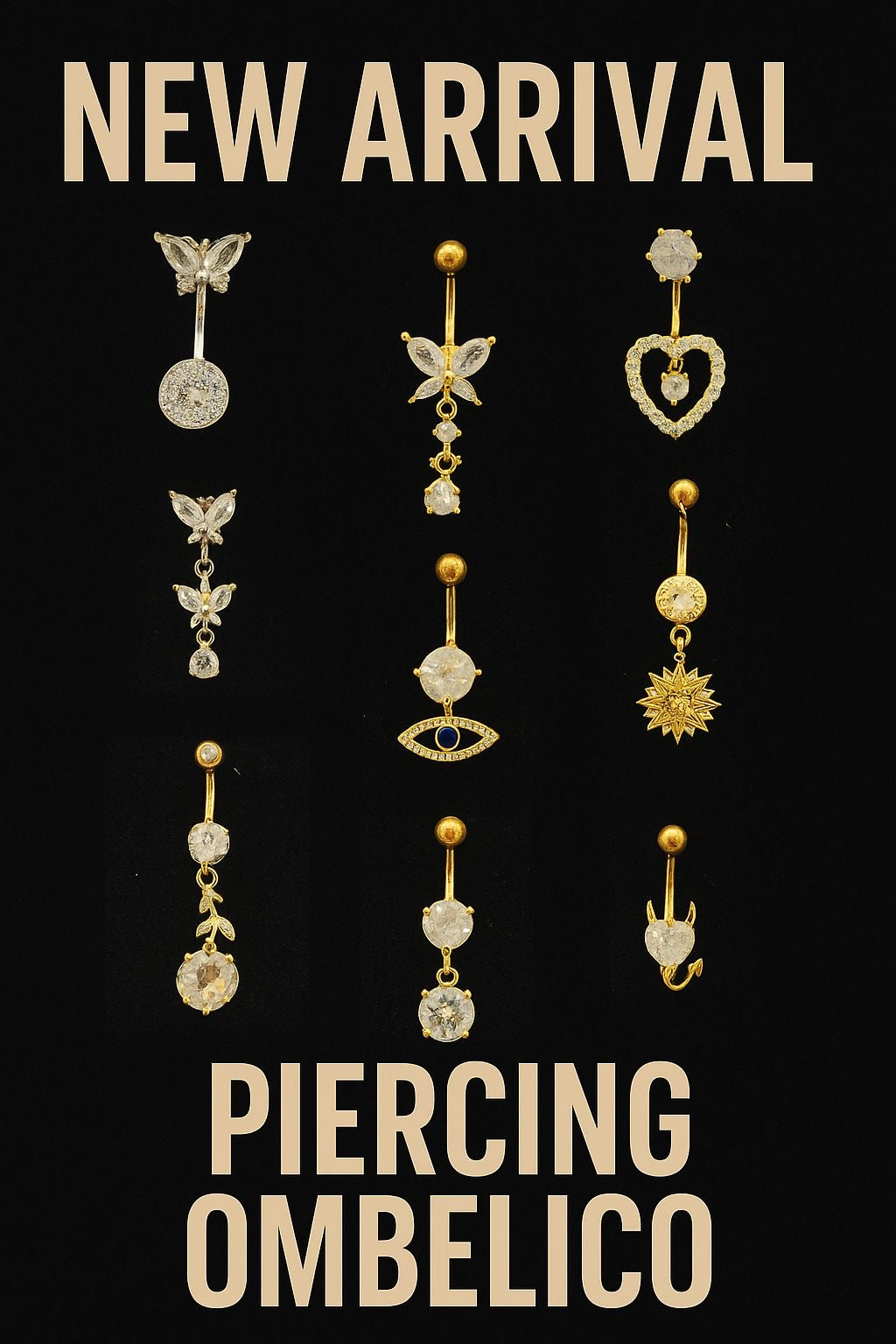 PIERCING OMBELICO ✨