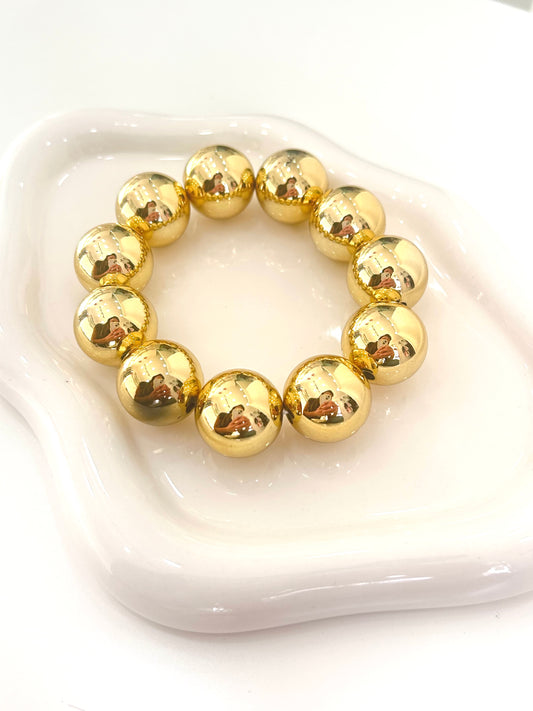 Bracciale perle oro