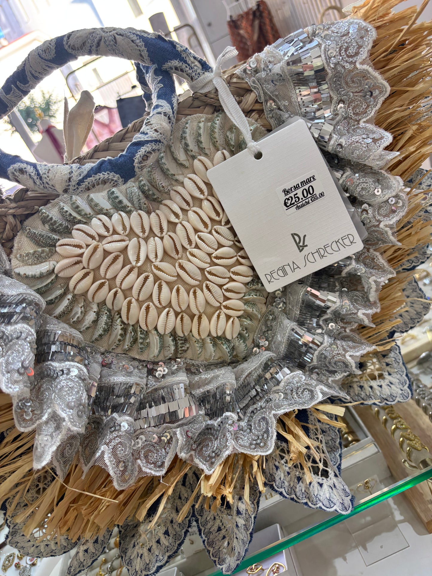 Borsa mare Cuore di Conchiglie
