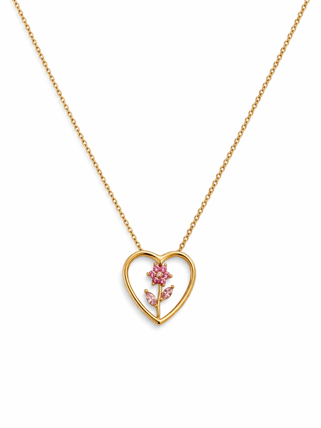 collana floral heart