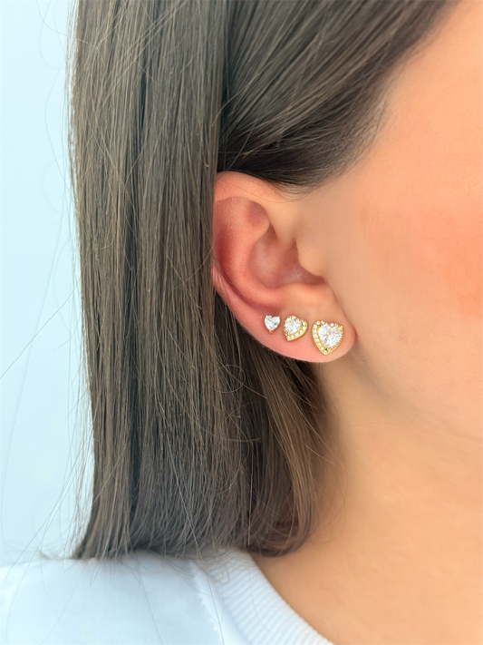 set di orecchini amour