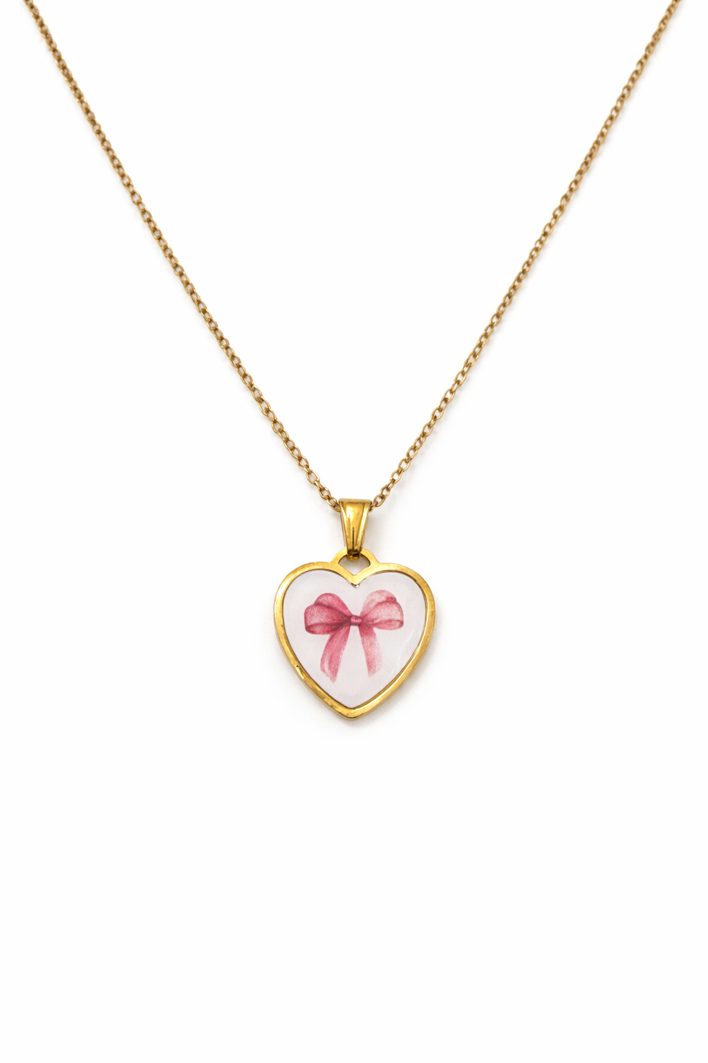 collana bow heart