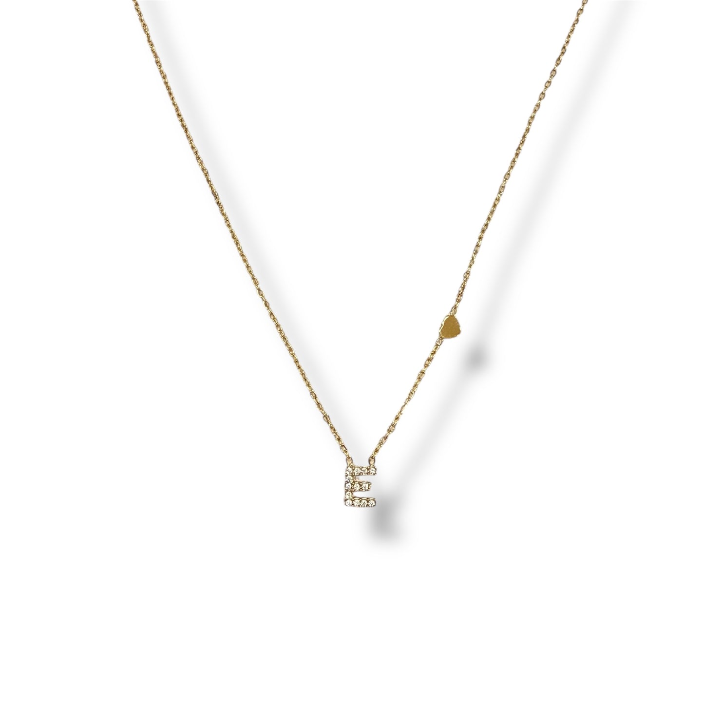 Collana letterina con cuoricino