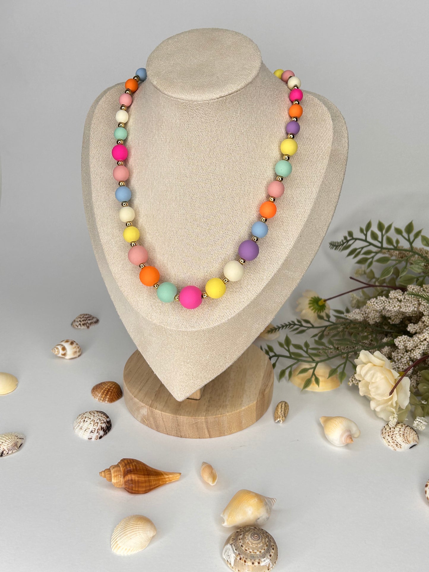 Collana Perle multicolor