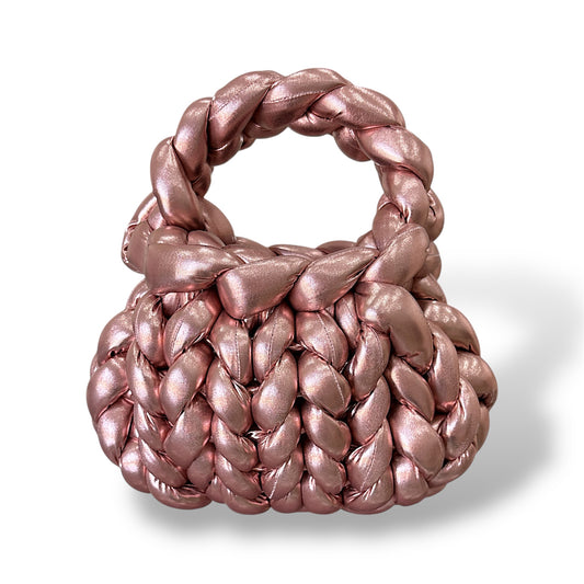 Chunky Bag rosa metallizzata