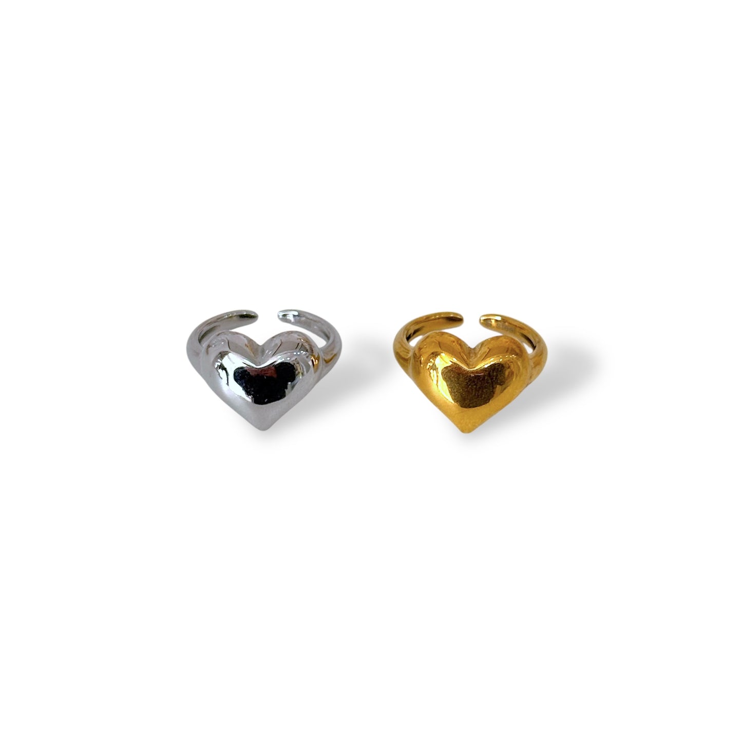 Anello Cuore liscio