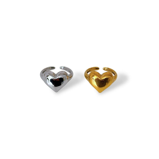 Anello Cuore liscio