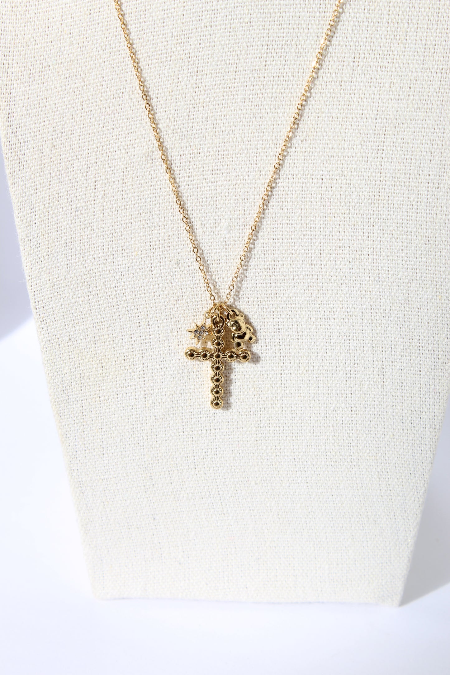 Collana Cross teddy