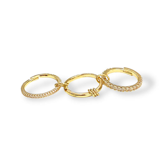 Tris di anelli Luxury