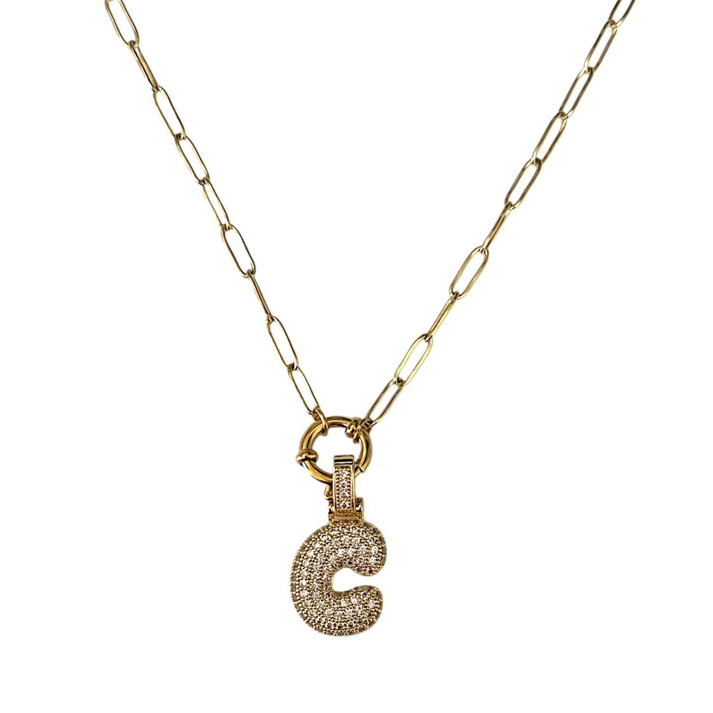 Collana lettera a catene ✨
