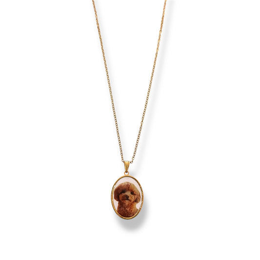 collana foto barboncino