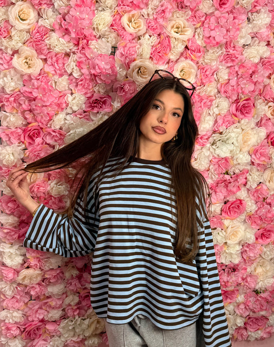 maglia a righe colorate