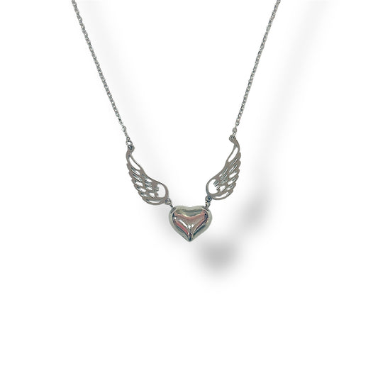Collana cuore angelico