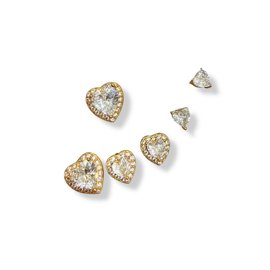 set di orecchini amour