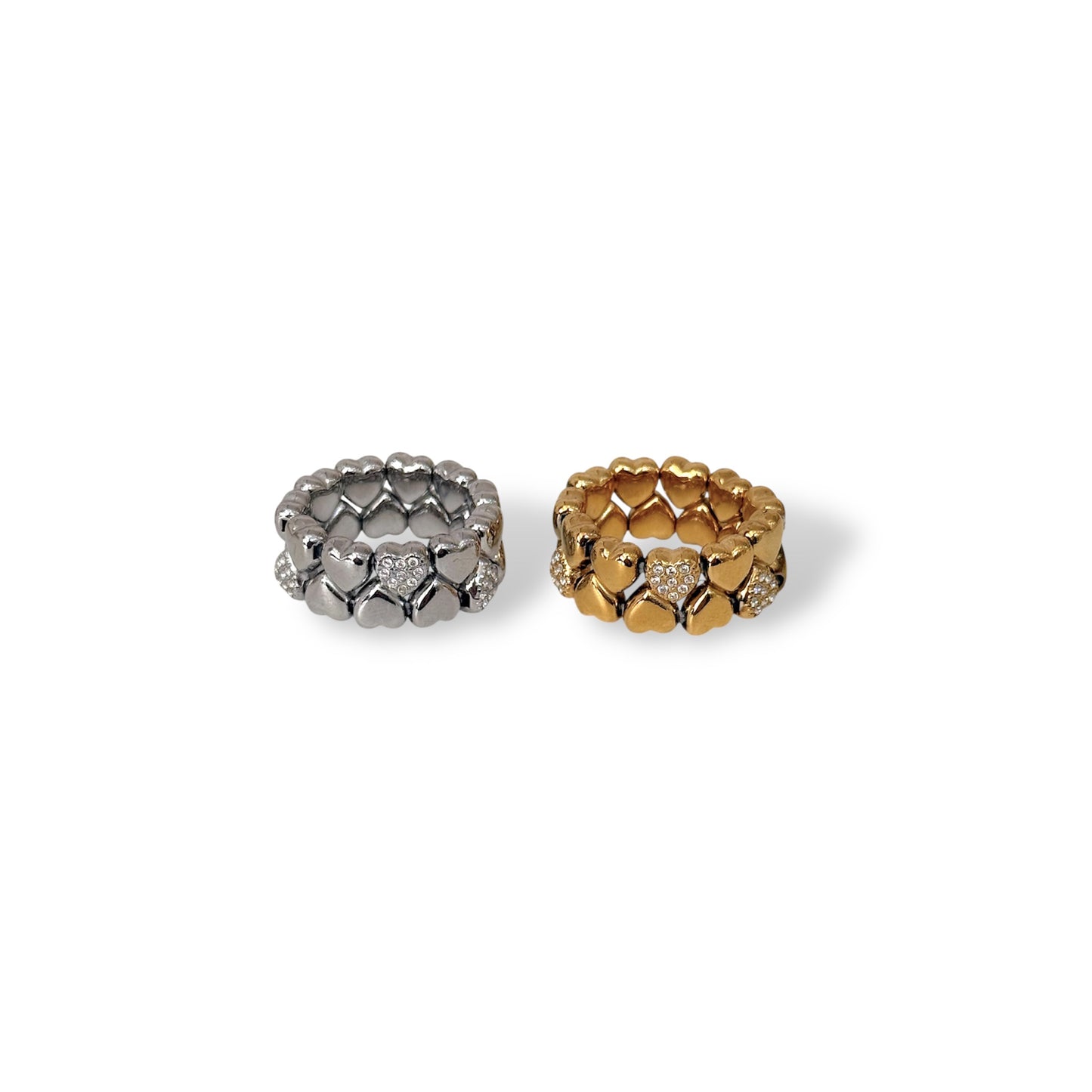 anello millecuori con elastico